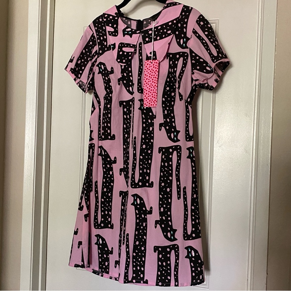 Nooworks Pink Long Cat Dress
